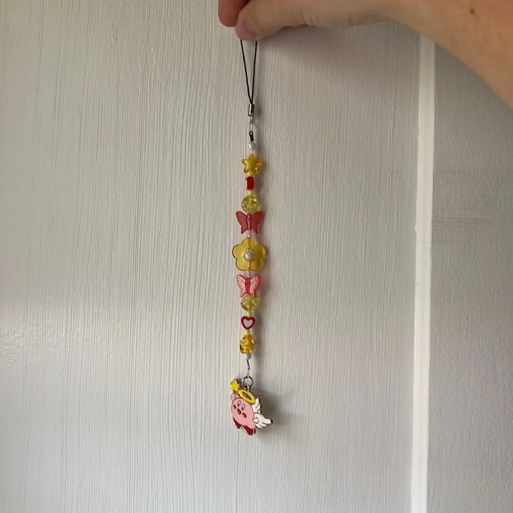 Kirby phone charm